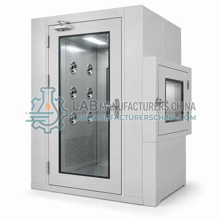 Air Shower with Interlocked Pass-Through Door — product photo
