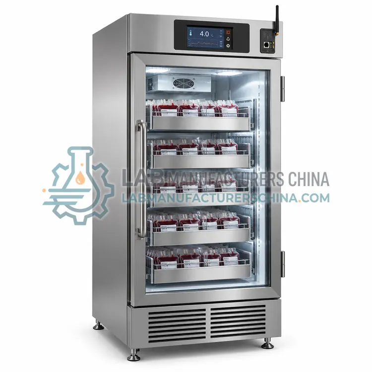 Blood Bank Refrigerator with Remote Temperature Monitoring — product photo
