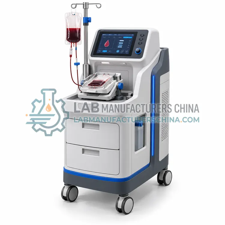 Bed-Mounted Blood Collection Monitor — product photo