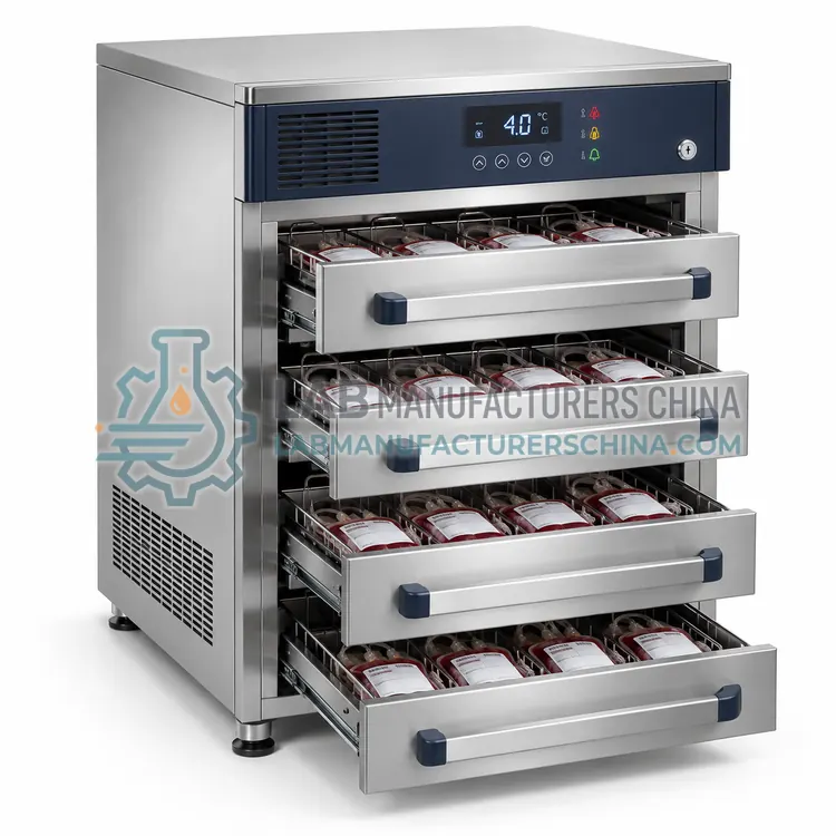 Drawer-Type Blood Bank Refrigerator — product photo