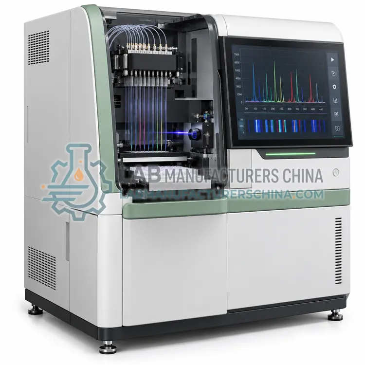 Multi-Capillary Array Genetic Analyzer with Laser-Induced Fluorescence — product photo