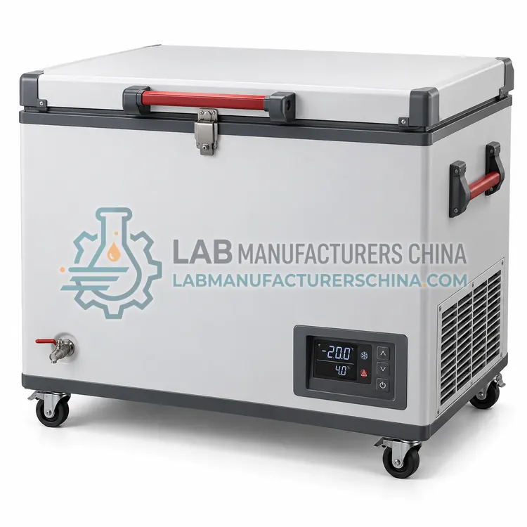 Convertible Chest Freezer-Refrigerator with Selectable Temperature — product photo