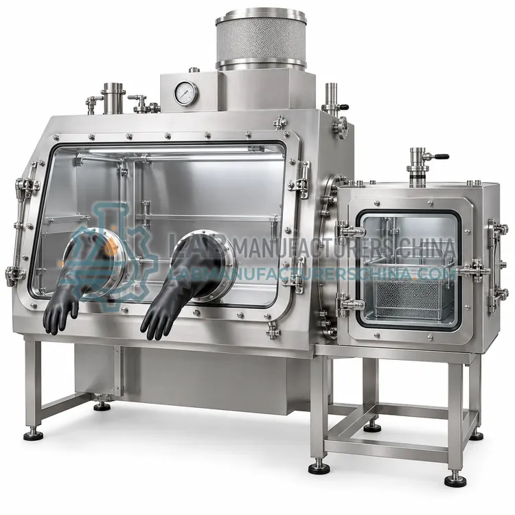 Class III Glovebox with Dunk Tank Pass-Through — product photo