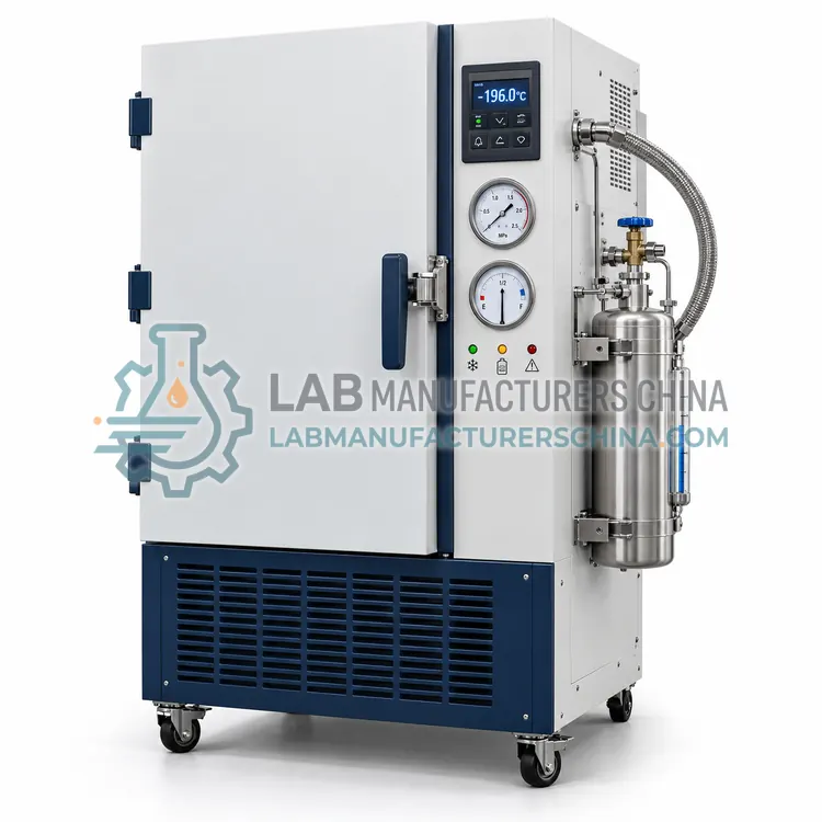 Hybrid Cryogenic Freezer with Liquid Nitrogen Backup — product photo