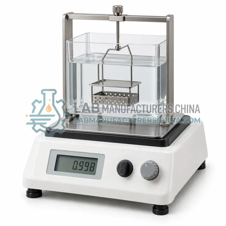 Electronic Densimeter for Plastics — product photo