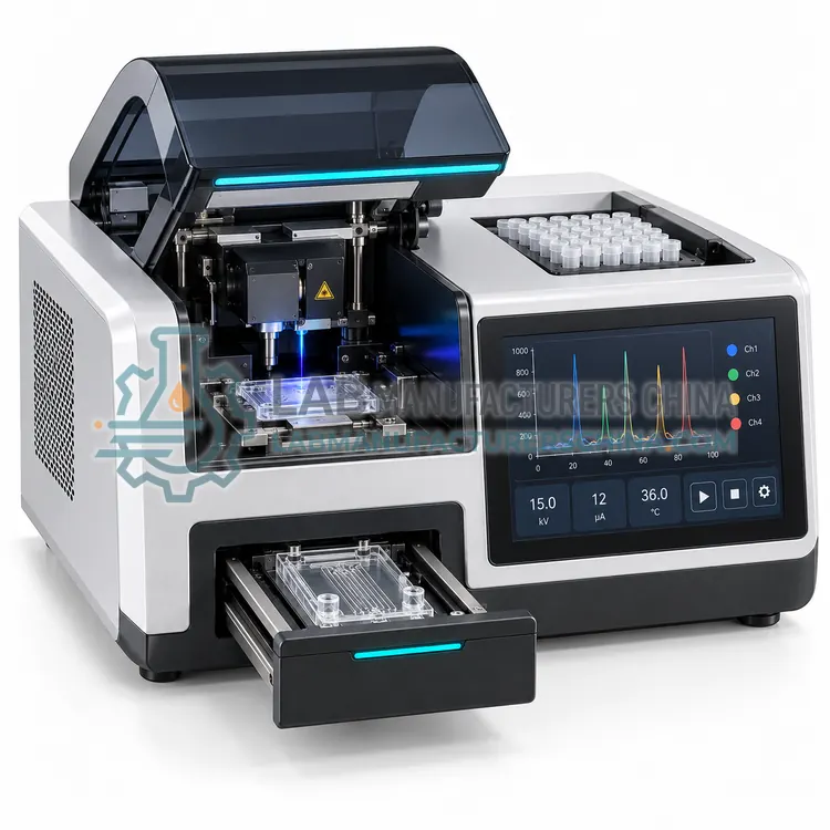 Microfluidic Chip Electrophoresis System — product photo