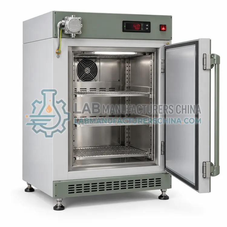Upright Flammable-Storage Refrigerator — product photo