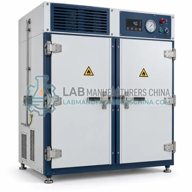 Large Double-Door Explosion-Proof Refrigerator — product photo