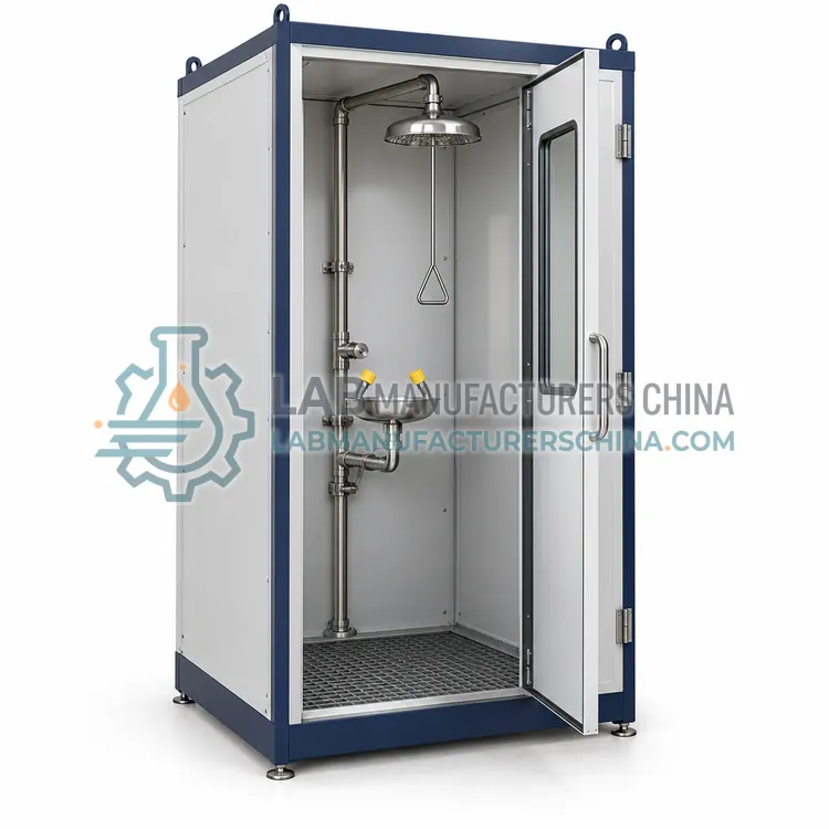 Enclosed Decontamination Shower Booth — product photo
