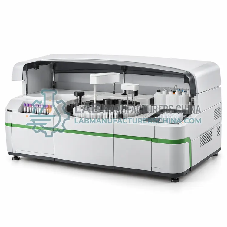 Fully Automatic Chemistry Analyzer with Integrated ISE Module — product photo