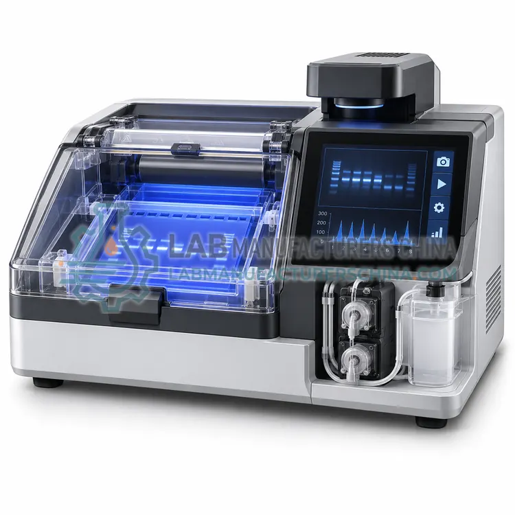 Automated Agarose Gel Electrophoresis System — product photo