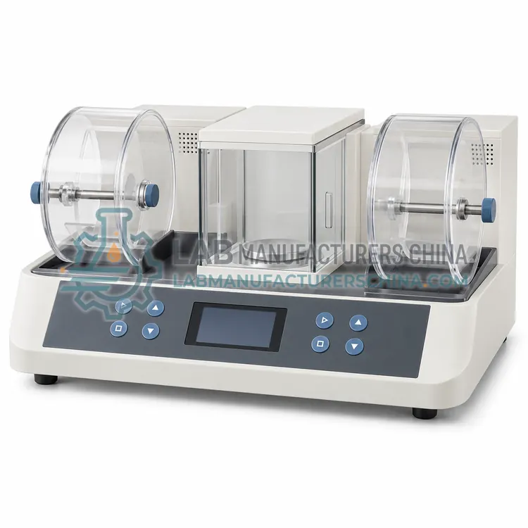 Friability Tester with Integrated Balance and Dust Removal — product photo