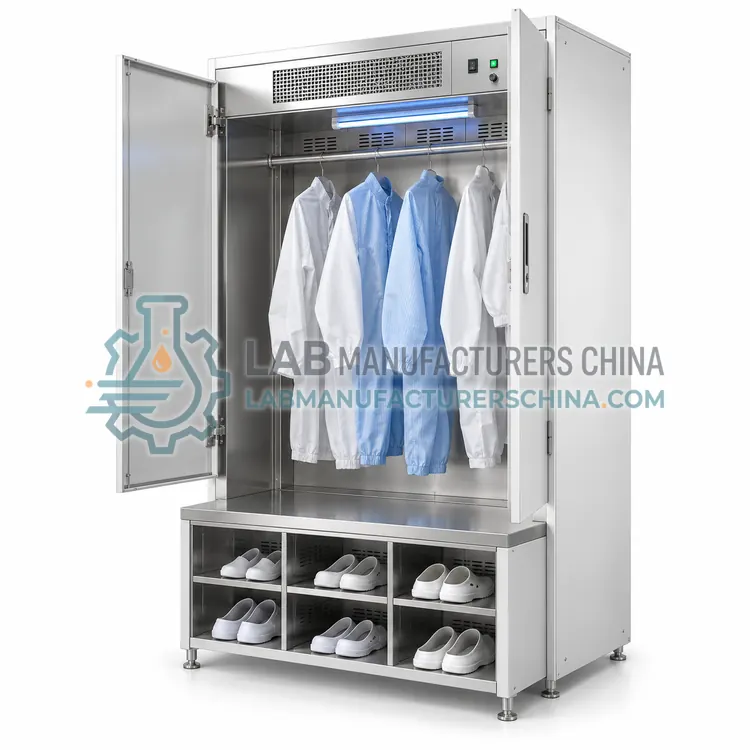 Garment Cabinet with Shoe Storage and Bench — product photo