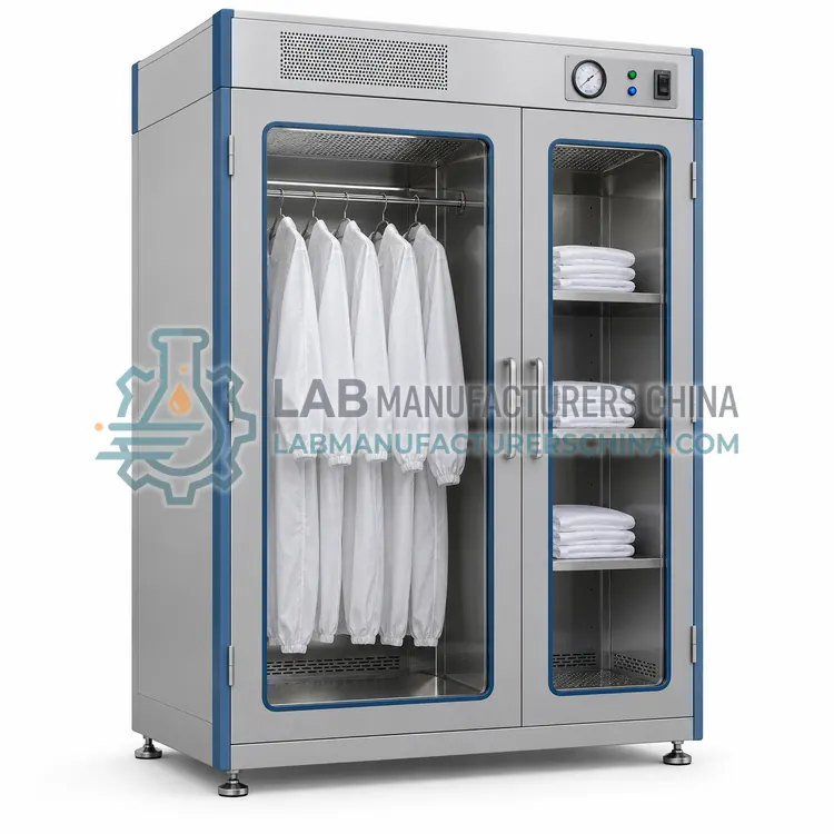 Sterile Garment Storage Cabinet with Positive Pressure Purge — product photo