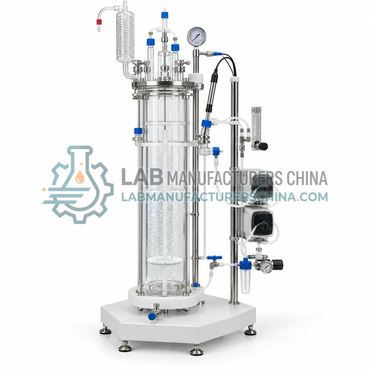 Glass Airlift Bioreactor — product photo