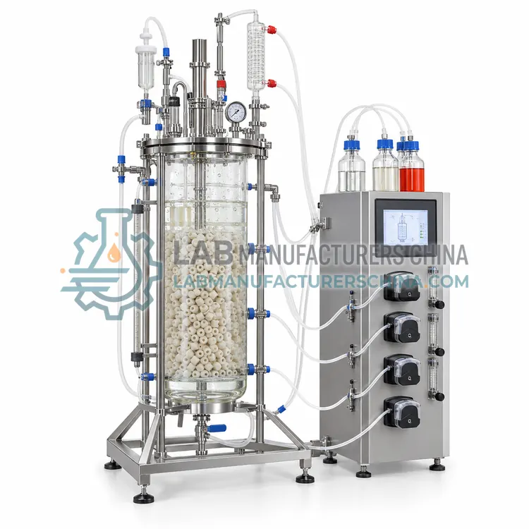 Glass Packed-Bed Bioreactor — product photo