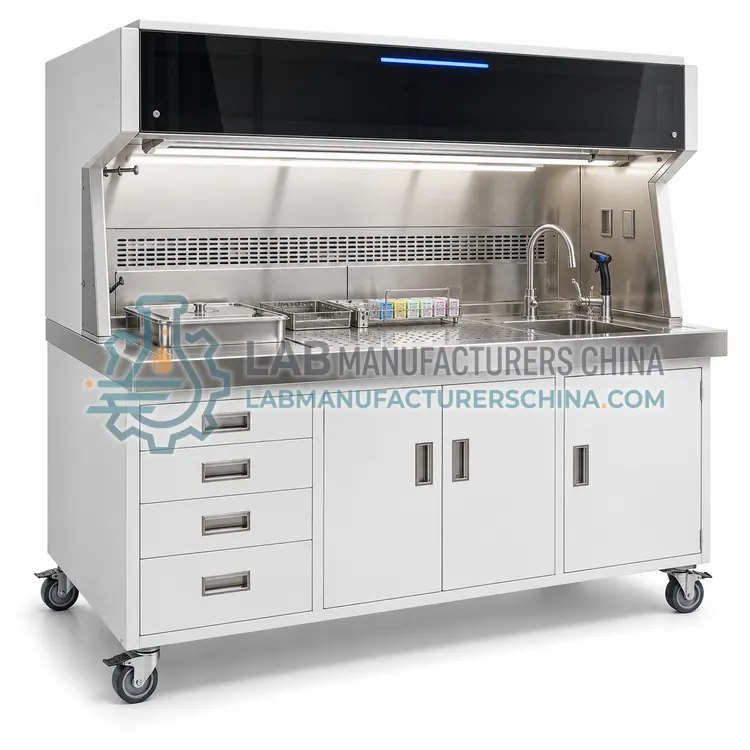 Mobile Grossing Cart with Fume Extraction — product photo