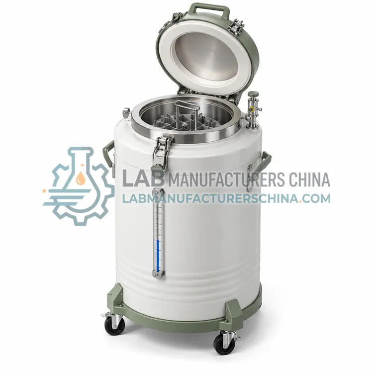 Wide-Mouth Liquid Nitrogen Storage Tank — product photo