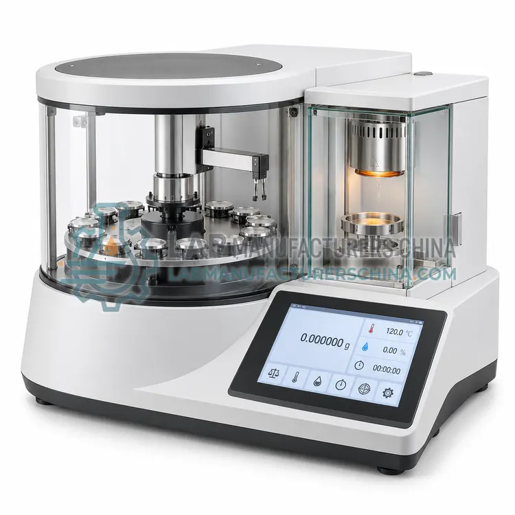 Microbalance with Automatic Sample Changer — product photo