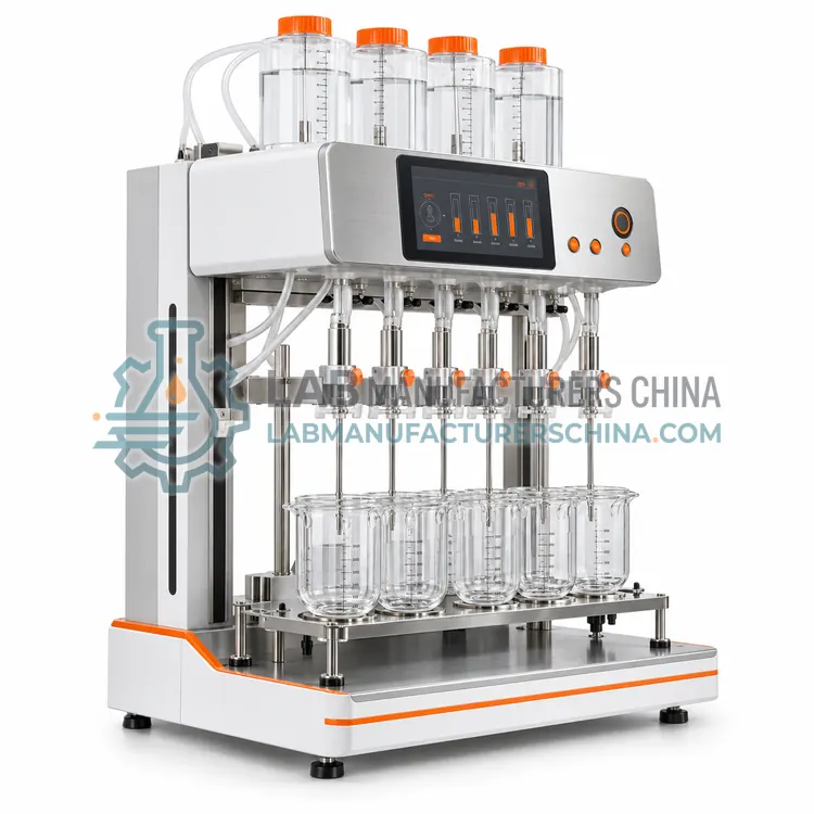 Volumetric Dissolution Medium Dispensing Station — product photo