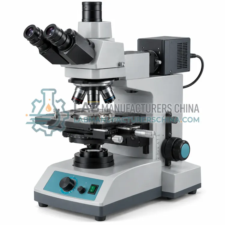 Upright Reflected-Light Metallurgical Microscope — product photo