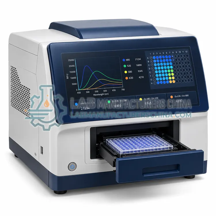 Fluorescence Microplate Reader for Nucleic Acid Quantification — product photo