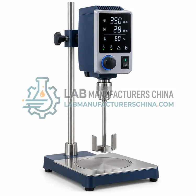 Digital Overhead Stirrer with Torque Display — product photo