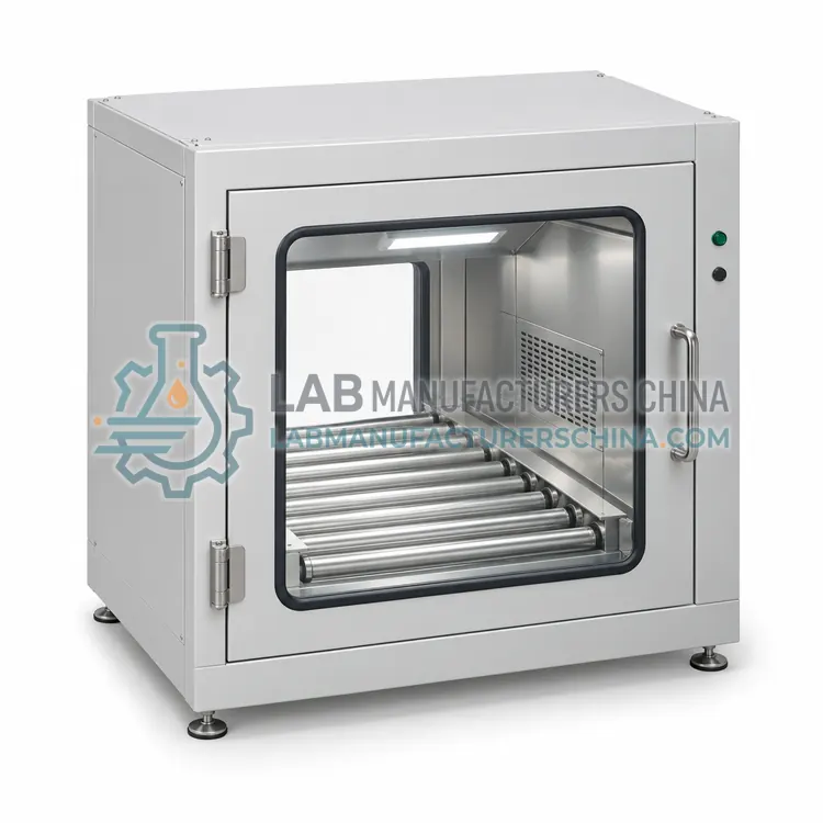 Pass Box with Roller Conveyor — product photo