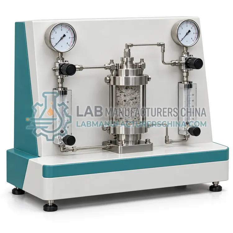 Gas Permeability Tester for Porous Ceramics and Rocks — product photo