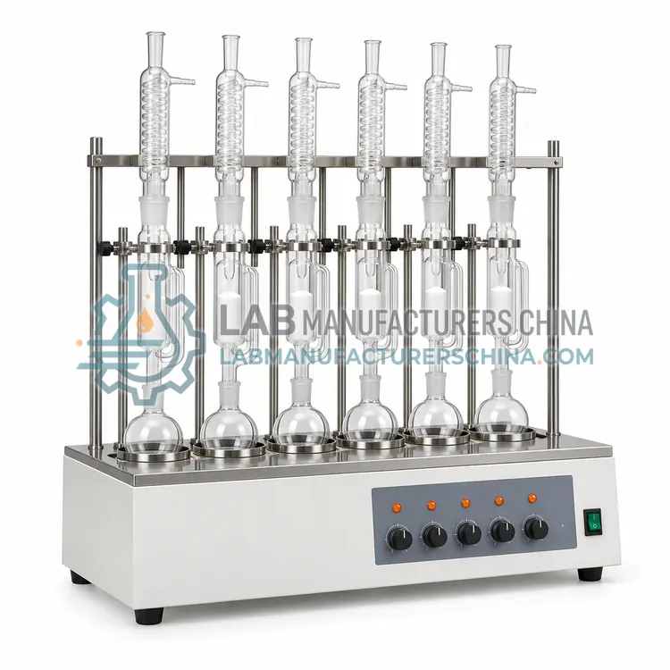 Soxhlet Extraction System for Rubber Analysis — product photo