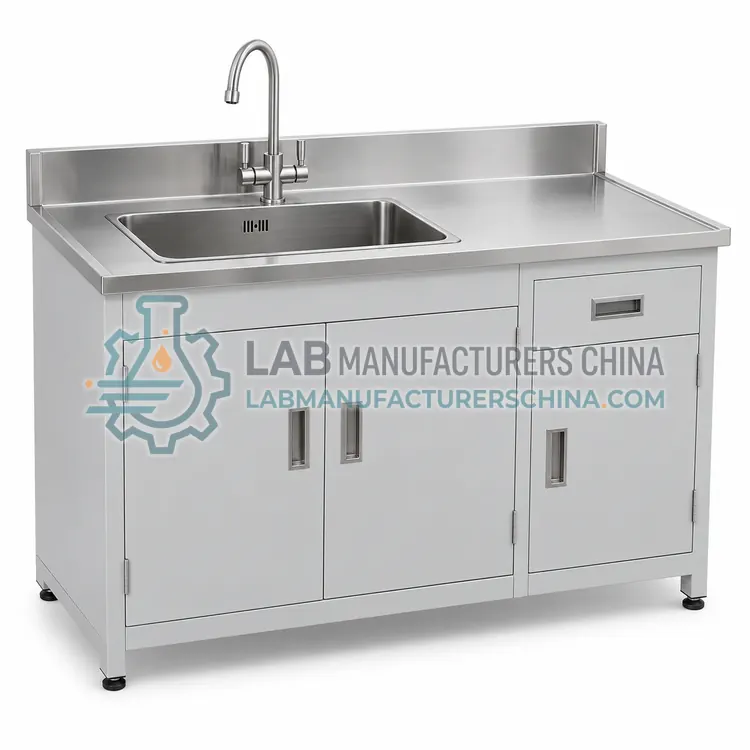 Stainless Steel Laboratory Sink Unit — product photo