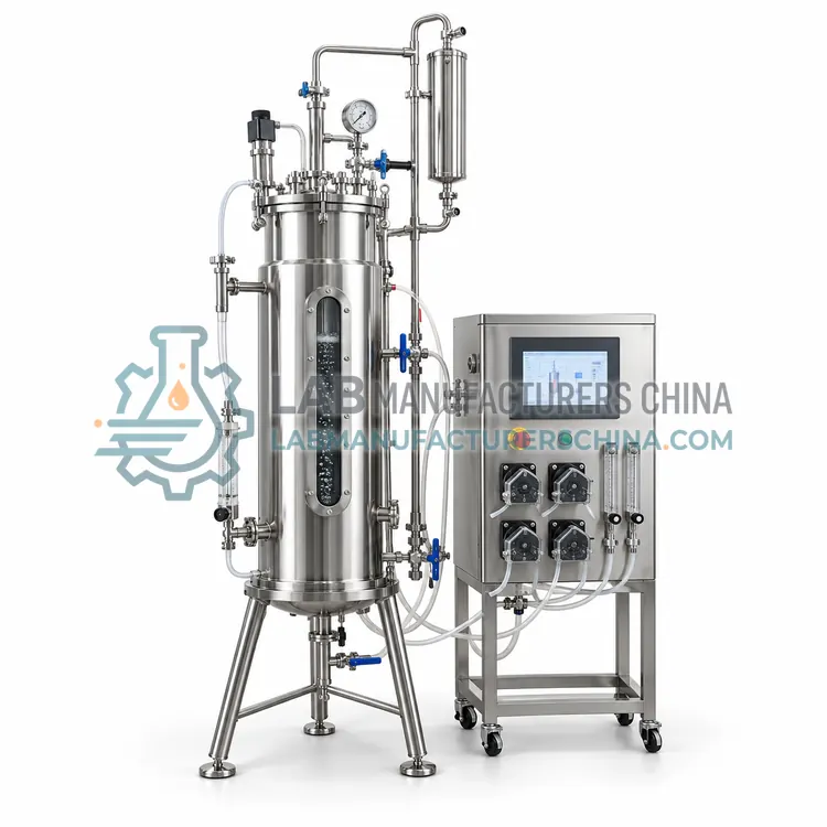Bubble Column Stainless Steel Bioreactor — product photo