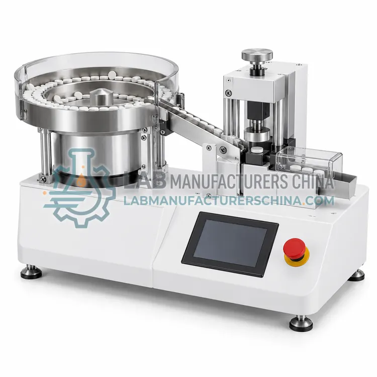 Automatic Tablet Thickness Tester with Vibratory Feeder — product photo