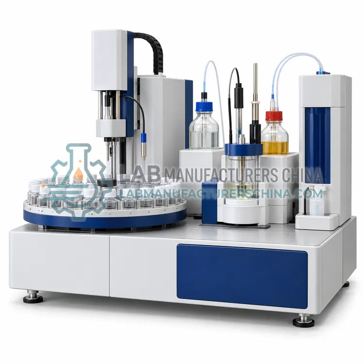 Titrator with Automatic Sample Changer — product photo