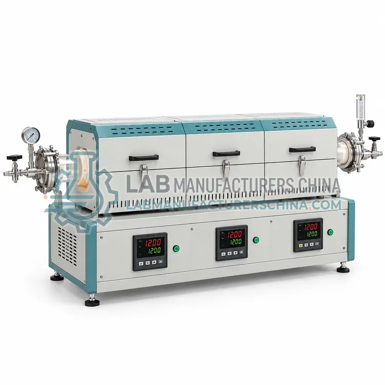 Three-Zone Tube Furnace — product photo
