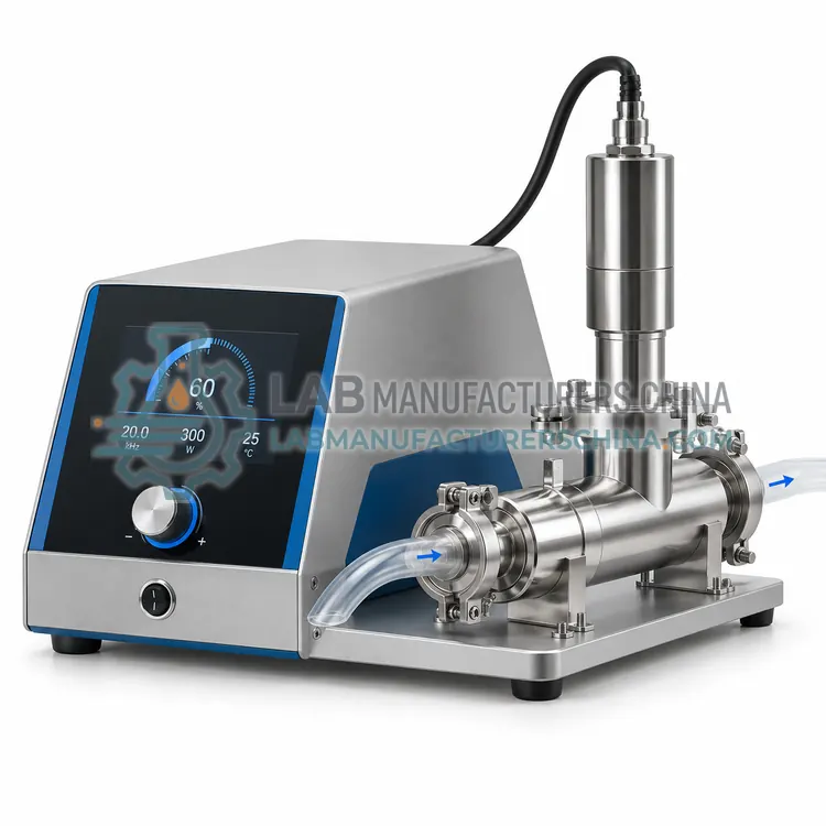 Flow-Through Ultrasonic Processor — product photo
