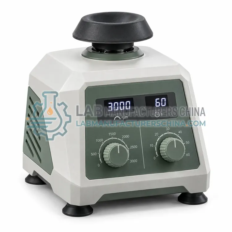 Digital Vortex Mixer with Timer and Speed Display — product photo